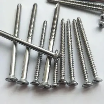 Nerjaveèi achipboard vis ak Phillips oswa Torx Drive